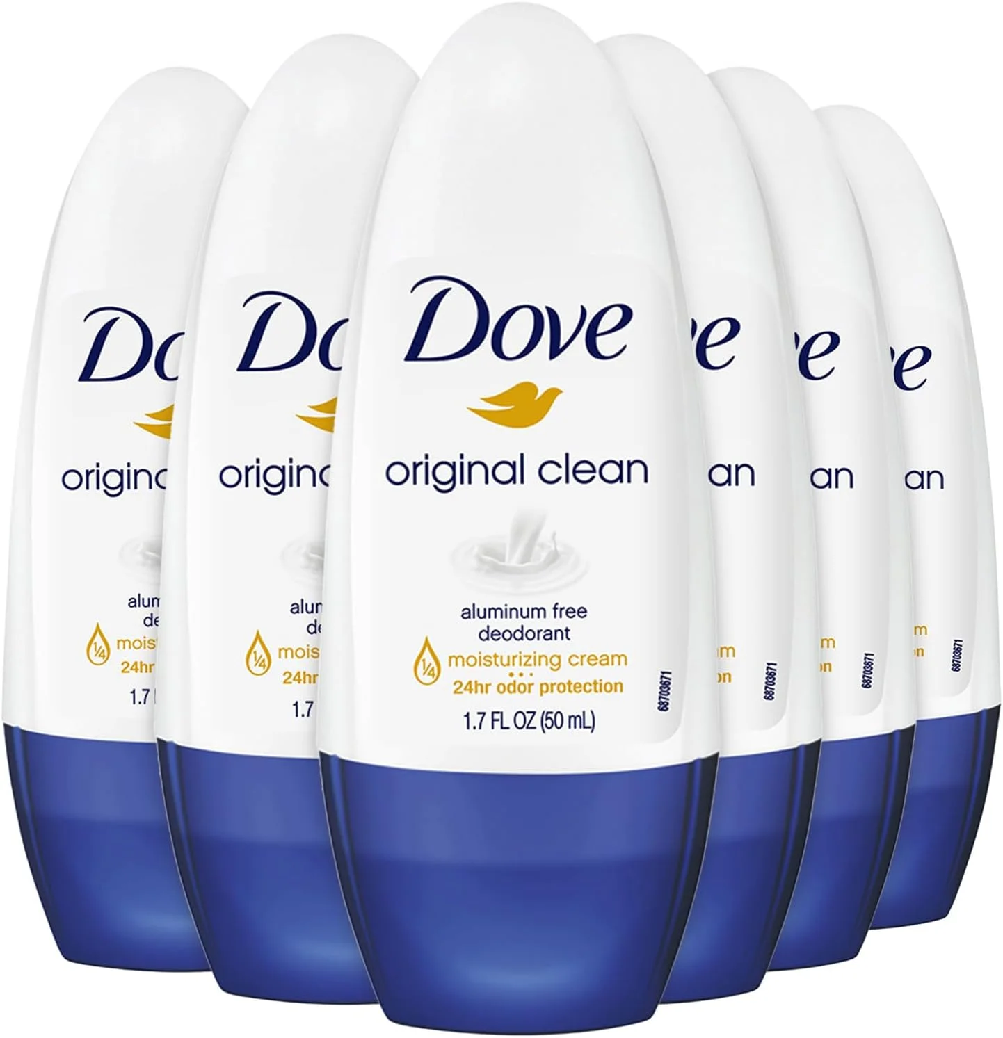 دئودورانت رولی ضد تعریق پوست حساس داو، بدون عطر، 50 میلی لیتر (بسته 3 عددی)