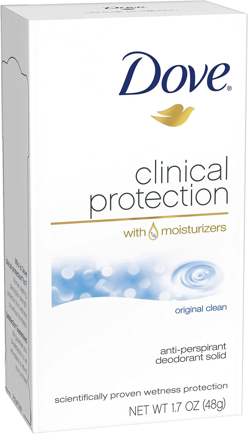 دئودورانت ضد تعریق Dove Clinical Protection، رایحه اصلی تمیز، 48 گرم