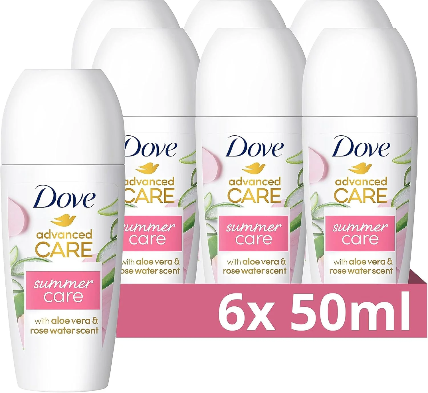 دئودورانت رولی ضد تعریق Dove Advanced Care مدل Summer Care - همراه ایده آل تابستانی