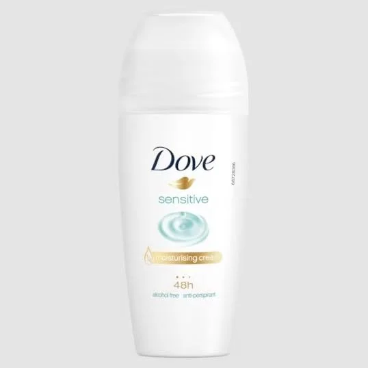 دئودورانت رولی زنانه داو مدل Sensitive حجم 50 میلی لیتر (6 عدد)