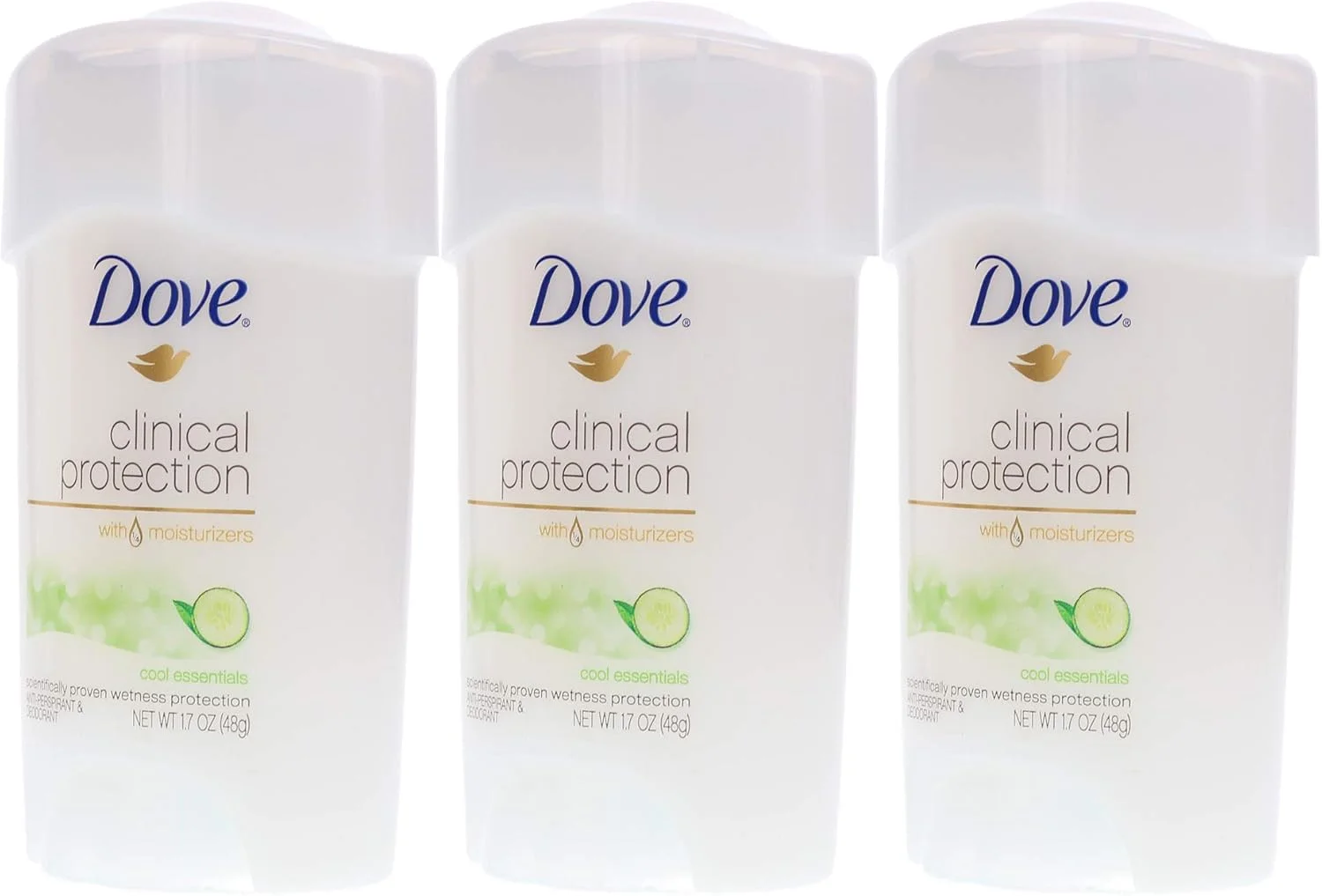 دئودورانت ضد تعریق Dove Clinical Protection Cool Essentials، 50 میلی لیتر بسته 3 عددی