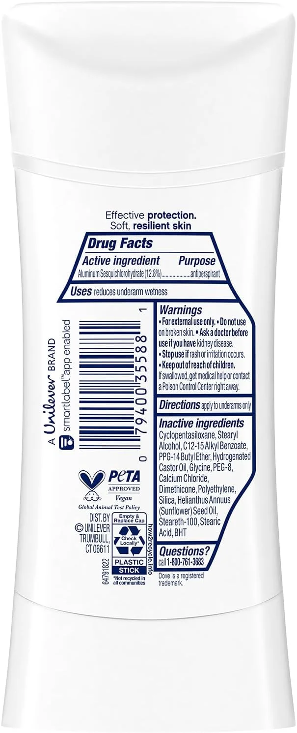 مام دئودورانت داو 74 گرمی، ضد تعریق، مناسب پوست حساس، 3 عددی، بدون بو