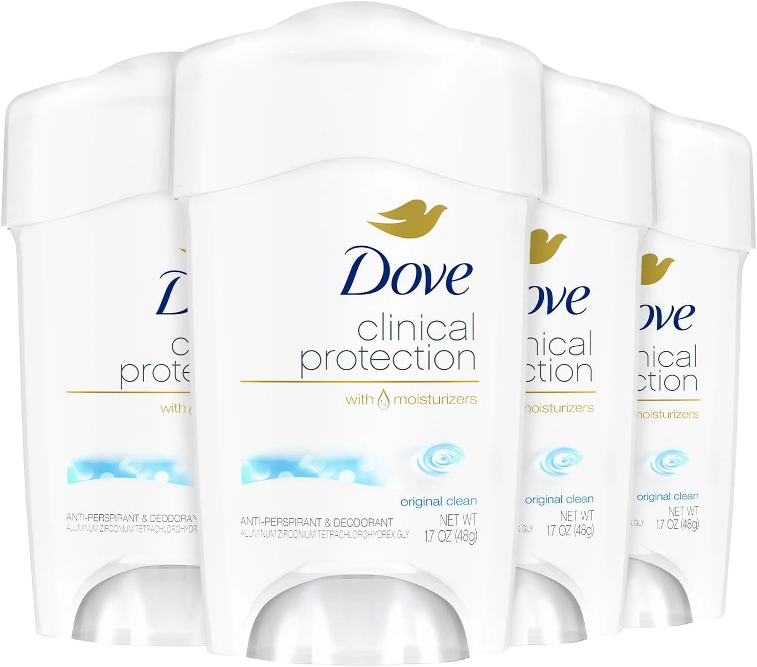 مام ضد تعریق Dove Clinical Protection، Original Clean، 50 گرم (بسته 4 عددی)