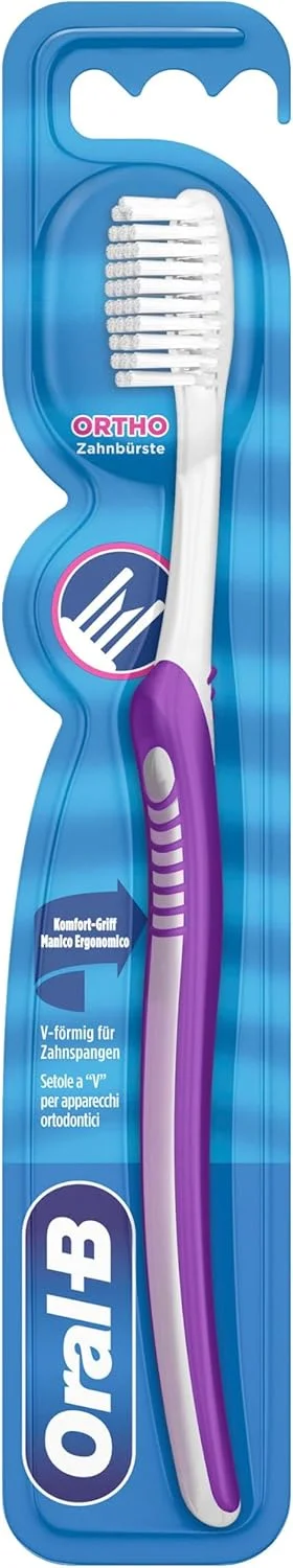 مسواک دستی نرم اورتودنسی اورال-بی پرو-اکسپرت اورتو، رنگ های متنوع