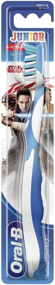 مسواک دستی نرم کودکانه Oral-B Junior 6+ سال طرح جنگ ستارگان