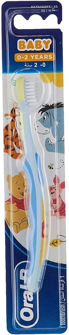 مسواک دستی کودک اورال-بی، دیزنی وینی پو، 0-2 سال، بسیار نرم
