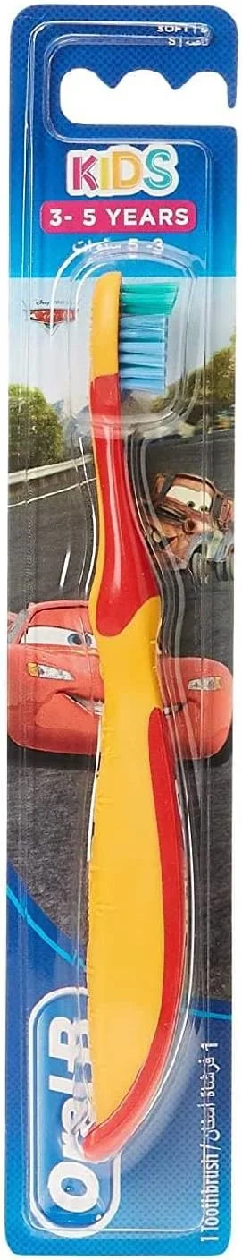 مسواک کودکانه اورال-بی، نرم، رنگ های متنوع، 3-5 سال