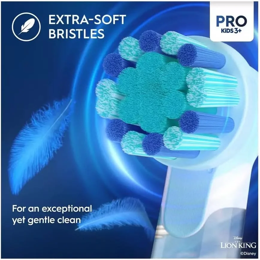 مسواک برقی کودکانه Oral-B Pro Kids طرح شیر شاه، طراحی شده توسط Braun