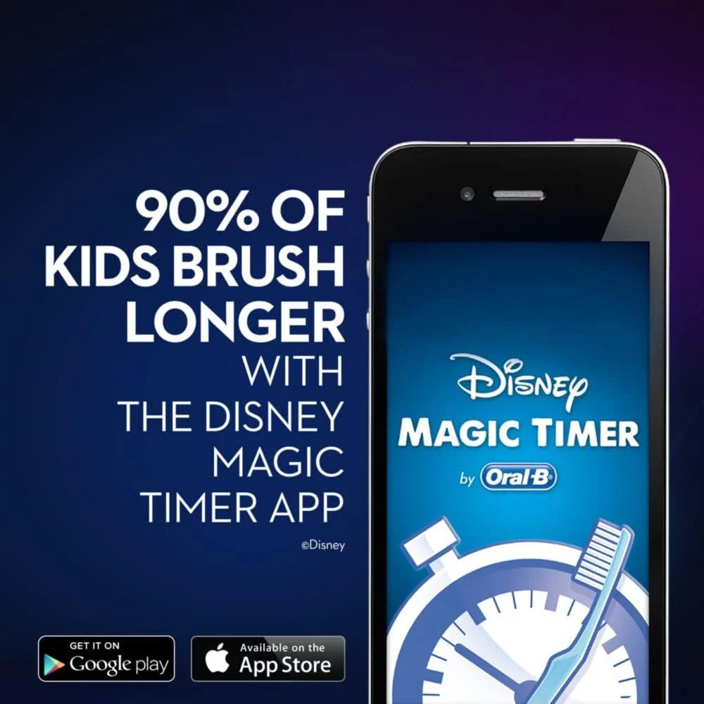 مسواک باتری خور کودکانه Oral-B با طرح پرنسس های دیزنی، مناسب برای کودکان 3 سال به بالا مسواک باتری خور کودکانه Oral-B با طرح پرنسس های دیزنی، مناسب برای کودکان 3 سال به بالا