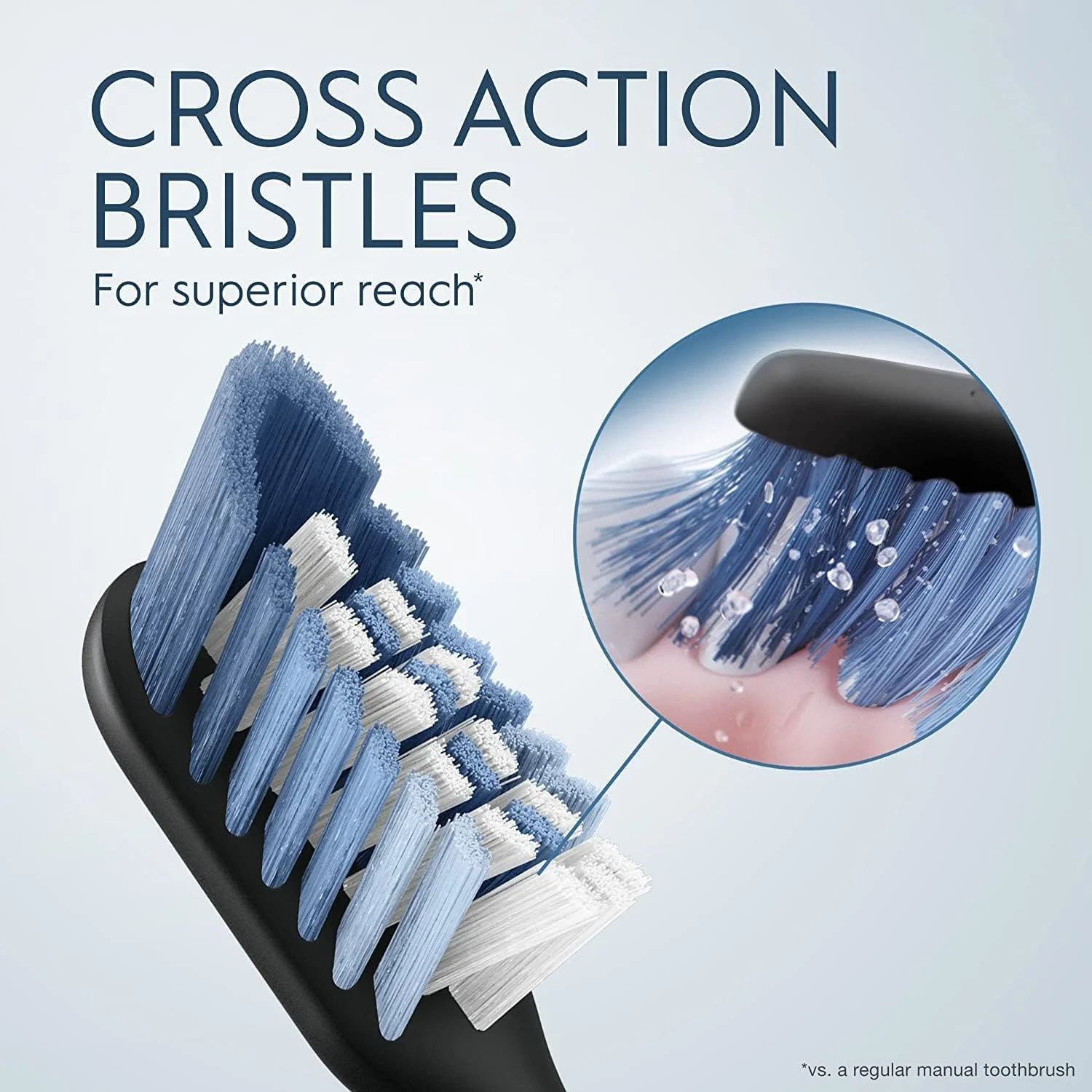 مسواک دستی Oral-B Clic، رز، با 2 سری قابل تعویض و نگهدارنده مغناطیسی مسواک