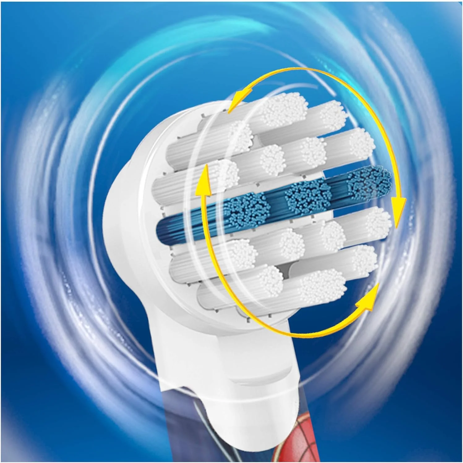 سری مسواک کودکانه اورال-بی با طرح شخصیت های مارول مرد عنکبوتی - بسته 4 عددی - طراحی ویژه برای کودکان 3 سال به بالا