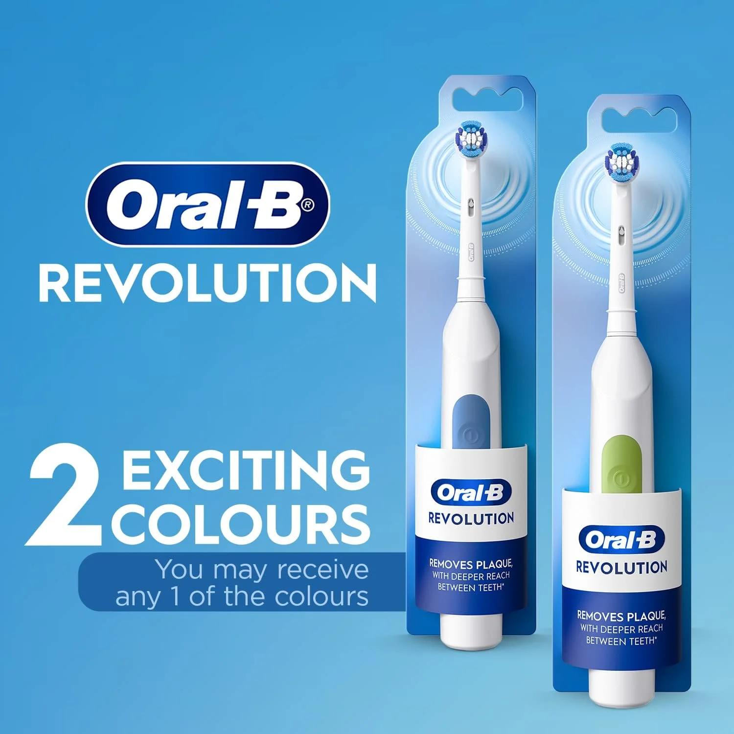 مسواک برقی باتری خور Oral-B Revolution با سر گرد - اتوماتیک، بزرگسال، 154 گرم مسواک برقی باتری خور Oral-B Revolution با سر گرد - اتوماتیک، بزرگسال، 154 گرم