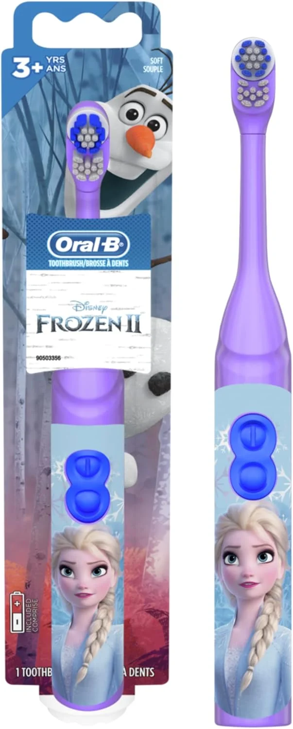 مسواک برقی کودکانه Oral-B Pro-Health Jr. با طرح Frozen دیزنی، نرم، 1 عدد، چند رنگ