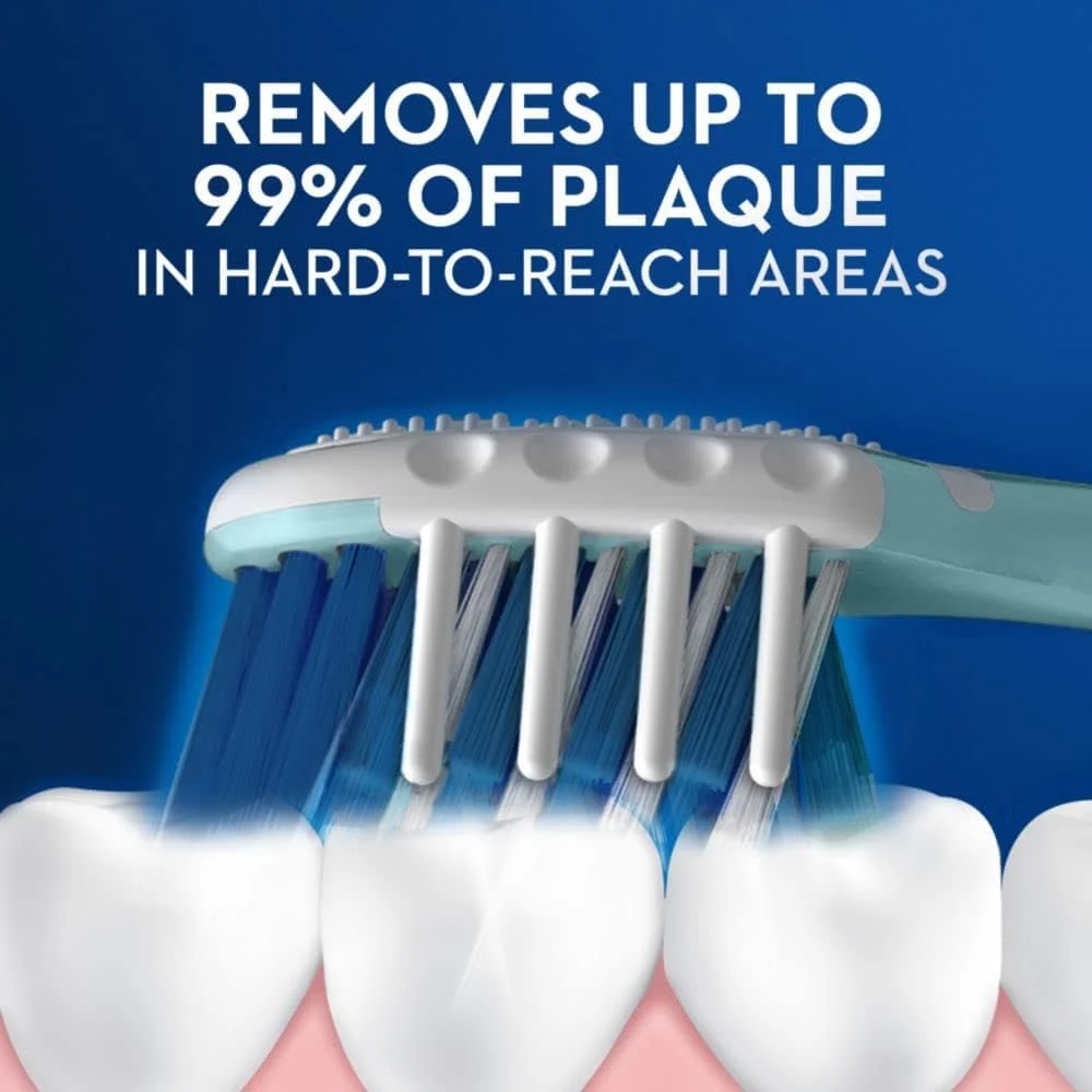 مسواک دستی اورال-بی Pro Health CrossAction، بسته 2 عددی، برس نرم، دسترسی عمیق به فضاهای تنگ، زبان شوی، مبارزه با پلاک، ملایم روی دندان ها، تحریک کننده لثه مسواک دستی اورال-بی Pro Health CrossAction، بسته 2 عددی، برس نرم، دسترسی عمیق به فضاهای تنگ، زبان شوی، مبارزه با پلاک، ملایم روی دندان ها، تحریک کننده لثه