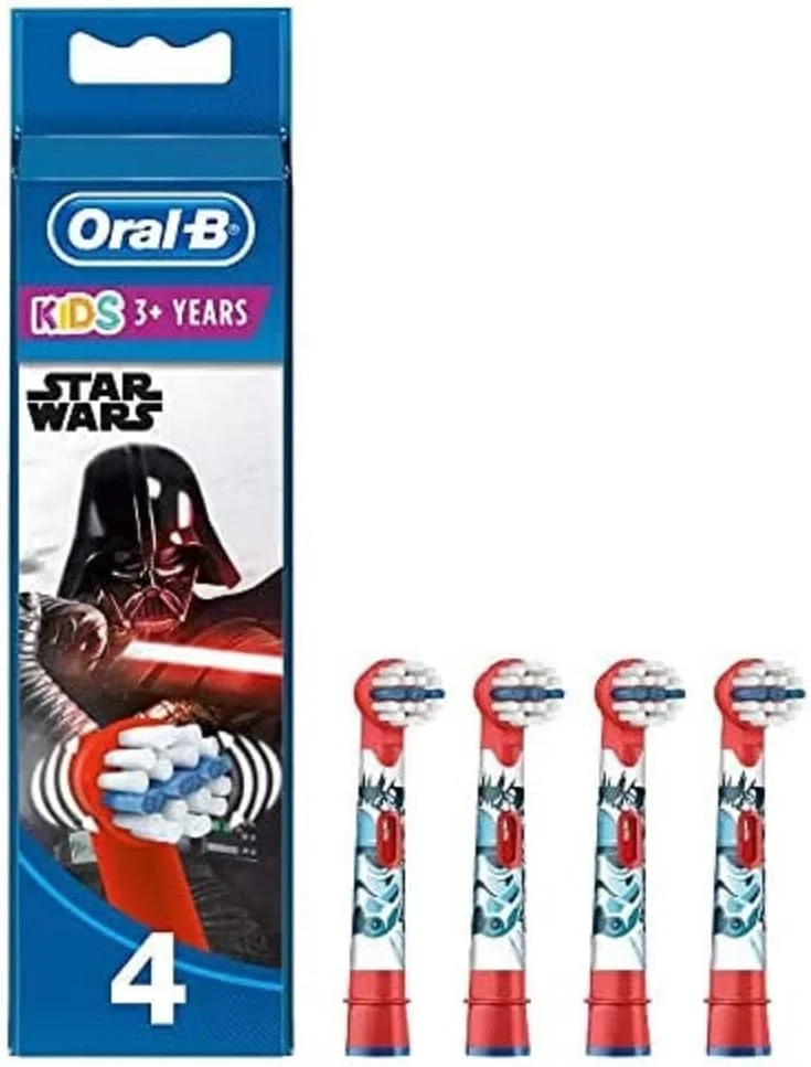 سری یدک مسواک برقی کودکانه اورال-بی، بسته 4 عددی