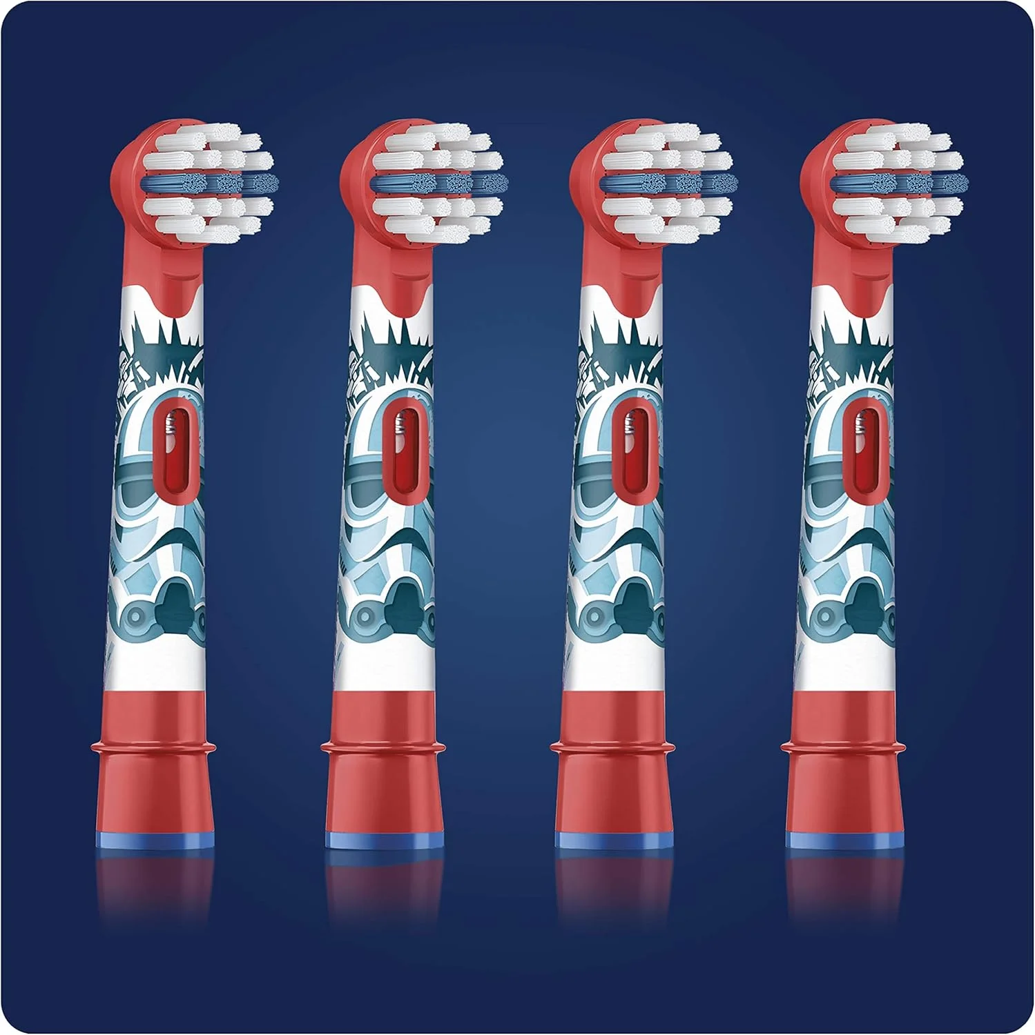 سری یدک مسواک برقی کودکانه اورال-بی، بسته 4 عددی