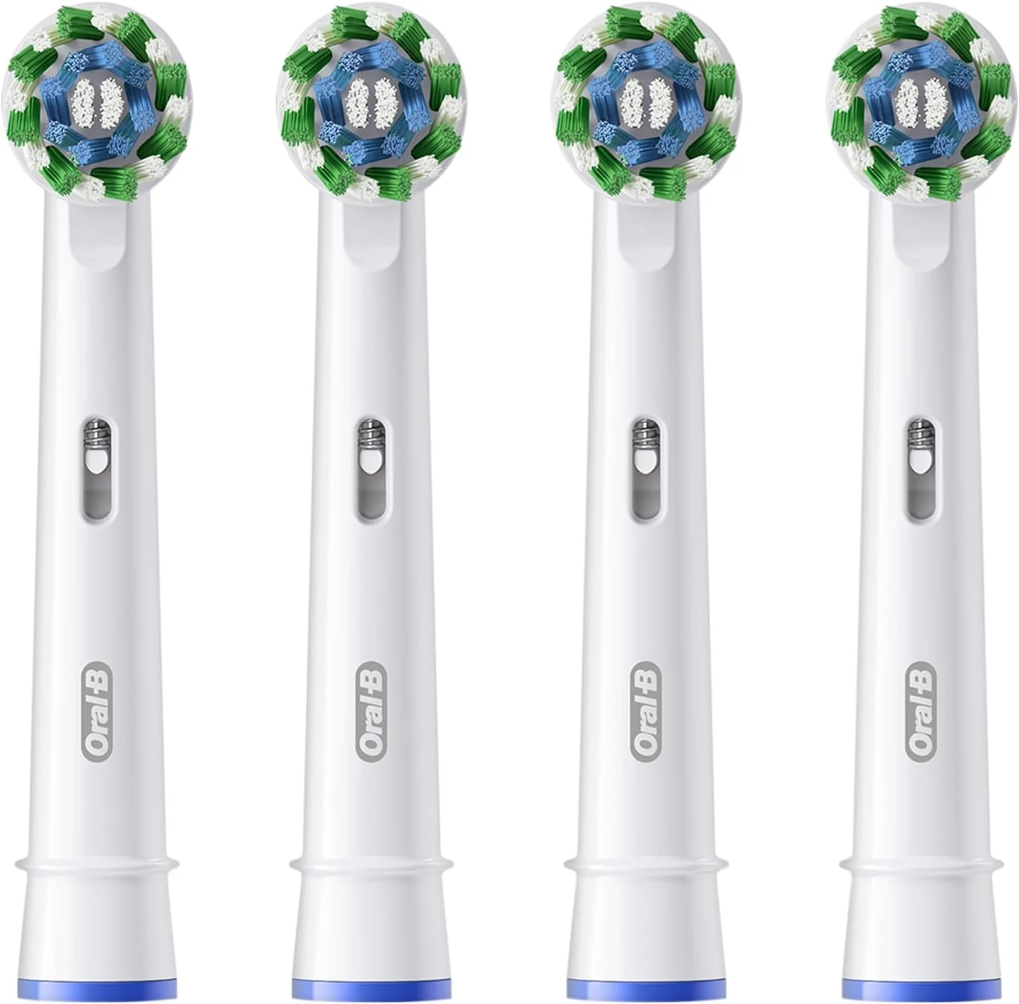 سری یدک مسواک برقی اورال-بی پرو کراس اکشن، دارای الیاف ضربدری و زاویه دار برای پاکسازی عمیق تر پلاک، بسته 4 عددی، سفید سری یدک مسواک برقی اورال-بی پرو کراس اکشن، دارای الیاف ضربدری و زاویه دار برای پاکسازی عمیق تر پلاک، بسته 4 عددی، سفید