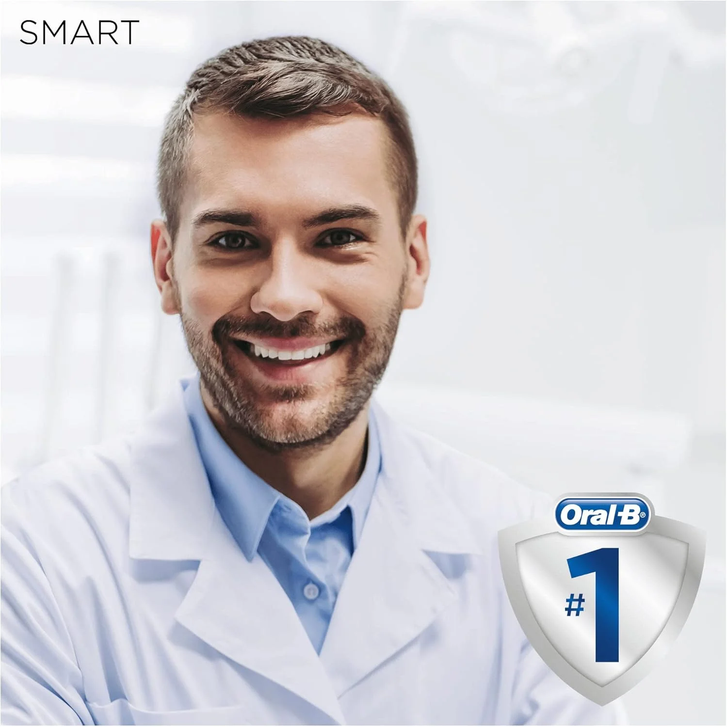 مسواک برقی هوشمند Oral-B Smart 6 برای بزرگسالان، دسته متصل به اپلیکیشن، 3 سری مسواک و کیف مسافرتی، 5 حالت، سفید کننده دندان، دوشاخه UK 2 پین، 6000N