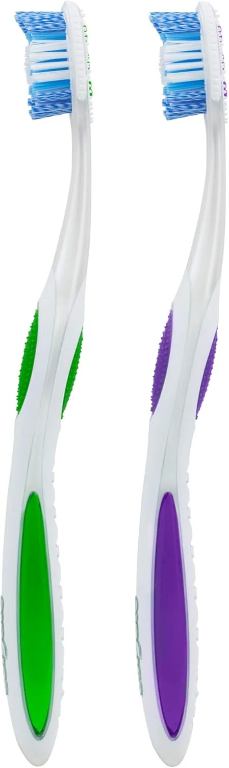 مسواک نرم سفید کننده اپتیک وایت 360 درجه کلگیت، بسته 2 عددی مسواک نرم سفید کننده اپتیک وایت 360 درجه کلگیت، بسته 2 عددی
