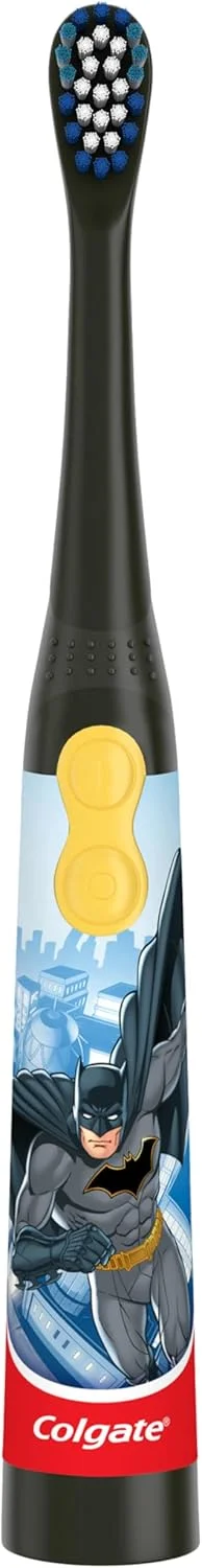 مسواک باتری خور کودکانه کلگیت، بتمن، مسواک فوق العاده نرم، 3 سال به بالا، 1 عدد، رنگ ها ممکن است متفاوت باشند مسواک باتری خور کودکانه کلگیت، بتمن، مسواک فوق العاده نرم، 3 سال به بالا، 1 عدد، رنگ ها ممکن است متفاوت باشند