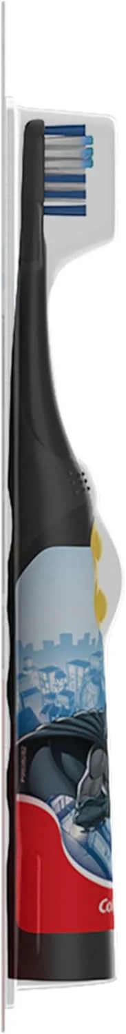 مسواک باتری خور کودکانه کلگیت، بتمن، مسواک فوق العاده نرم، 3 سال به بالا، 1 عدد، رنگ ها ممکن است متفاوت باشند مسواک باتری خور کودکانه کلگیت، بتمن، مسواک فوق العاده نرم، 3 سال به بالا، 1 عدد، رنگ ها ممکن است متفاوت باشند