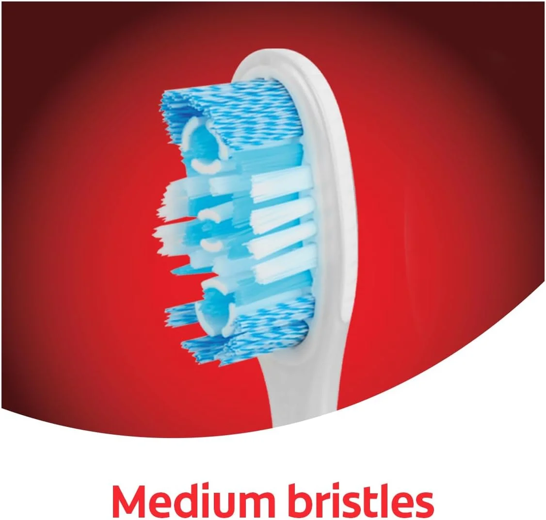 مسواک سفید کننده کلگیت 360 اپتیک وایت با برس متوسط، 1 عدد