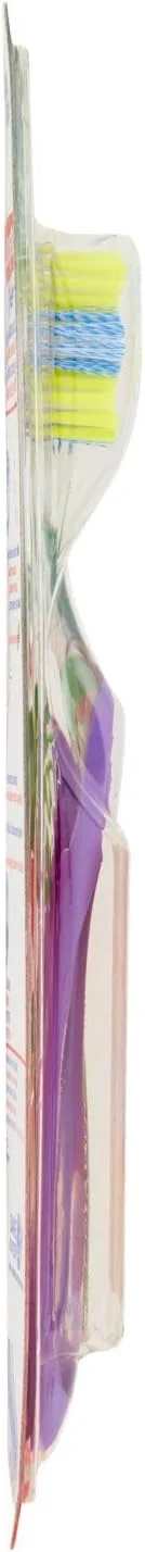 مسواک دستی متوسط کلگیت تویستر فرش، بسته 2 عددی، تمیزکننده چند بعدی، باکتری های مولد بو را از بین می برد، بین دندان ها و در امتداد خط لثه را تمیز می کند، برای تنفس تازه تر عمیقا تمیز می کند.