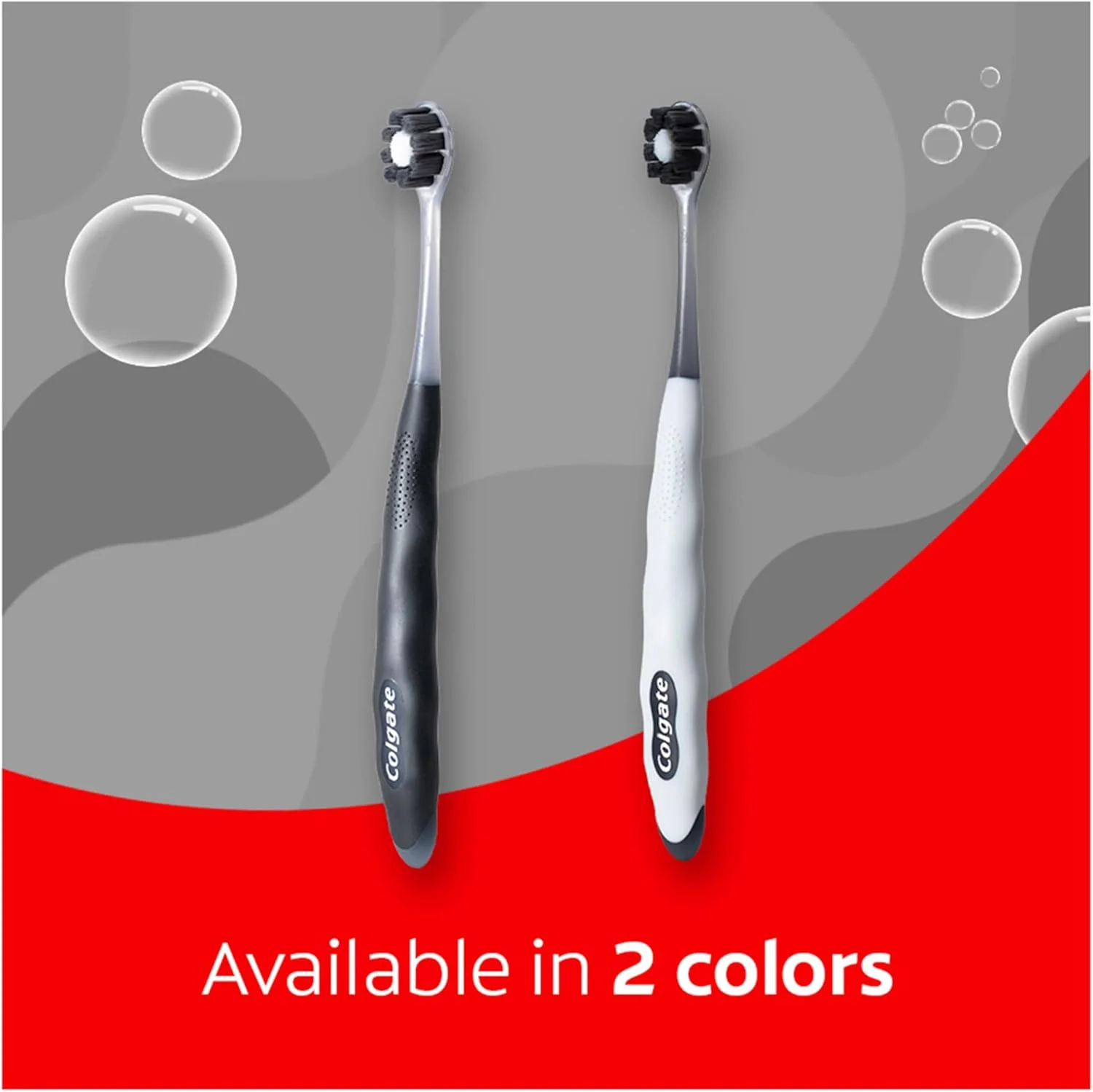 مسواک کلگیت فوم سافت زغالی با برس نرم و متراکم - رنگ های متنوع - 1 عددی