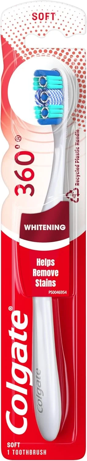 مسواک نرم سفید کننده اپتیک وایت 360 درجه کلگیت