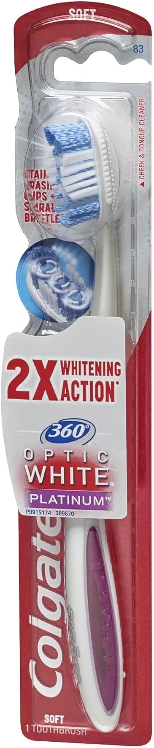مسواک نرم سفید کننده اپتیک وایت 360 درجه کلگیت مسواک نرم سفید کننده اپتیک وایت 360 درجه کلگیت