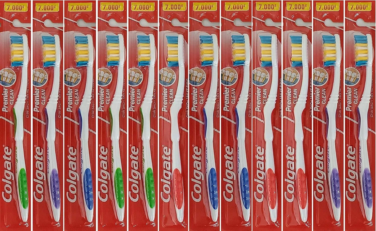 مسواک کلگیت Premier Clean با برس های دو سطحی، سفت، 12 عددی مسواک کلگیت Premier Clean با برس های دو سطحی، سفت، 12 عددی