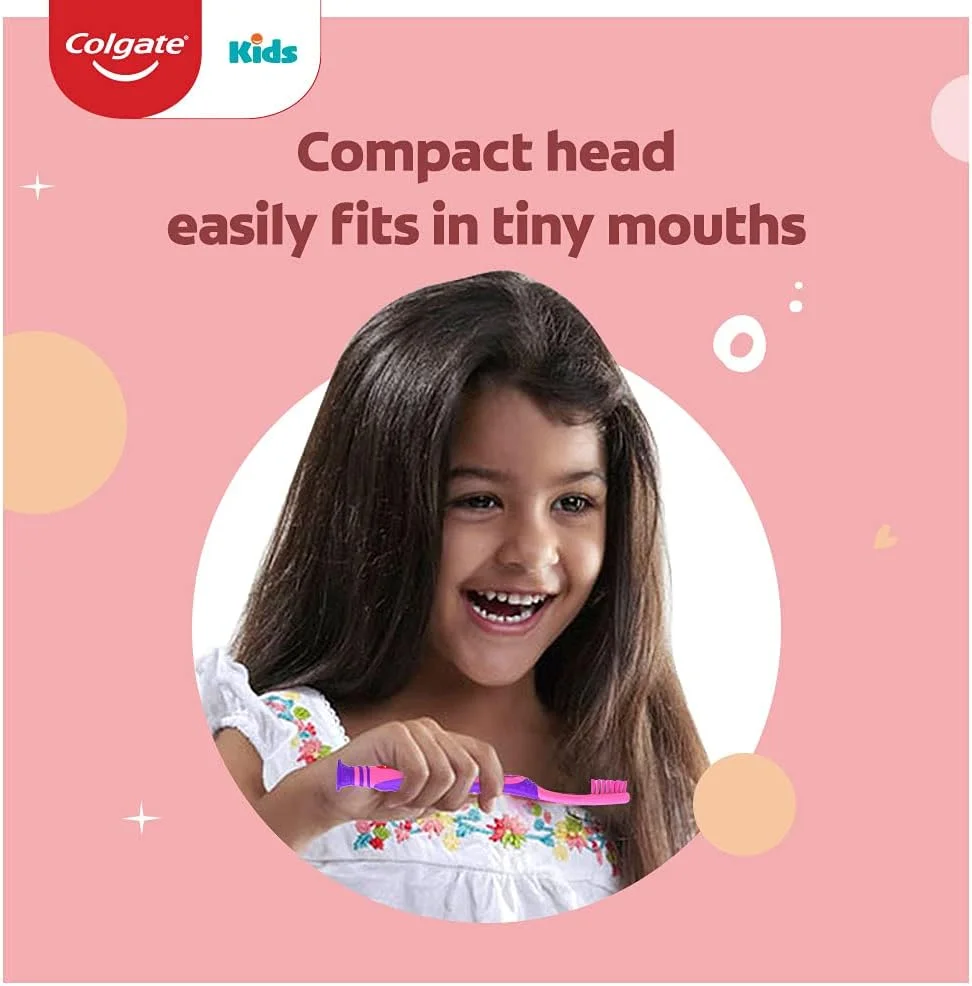 مسواک دستی کودکانه کلگیت باربی، بسیار نرم با تمیز کننده زبان، مسواک ایده آل برای کودکان 5 سال به بالا، چند رنگ (بسته پیشنهادی 3 عددی) مسواک دستی کودکانه کلگیت باربی، بسیار نرم با تمیز کننده زبان، مسواک ایده آل برای کودکان 5 سال به بالا، چند رنگ (بسته پیشنهادی 3 عددی)