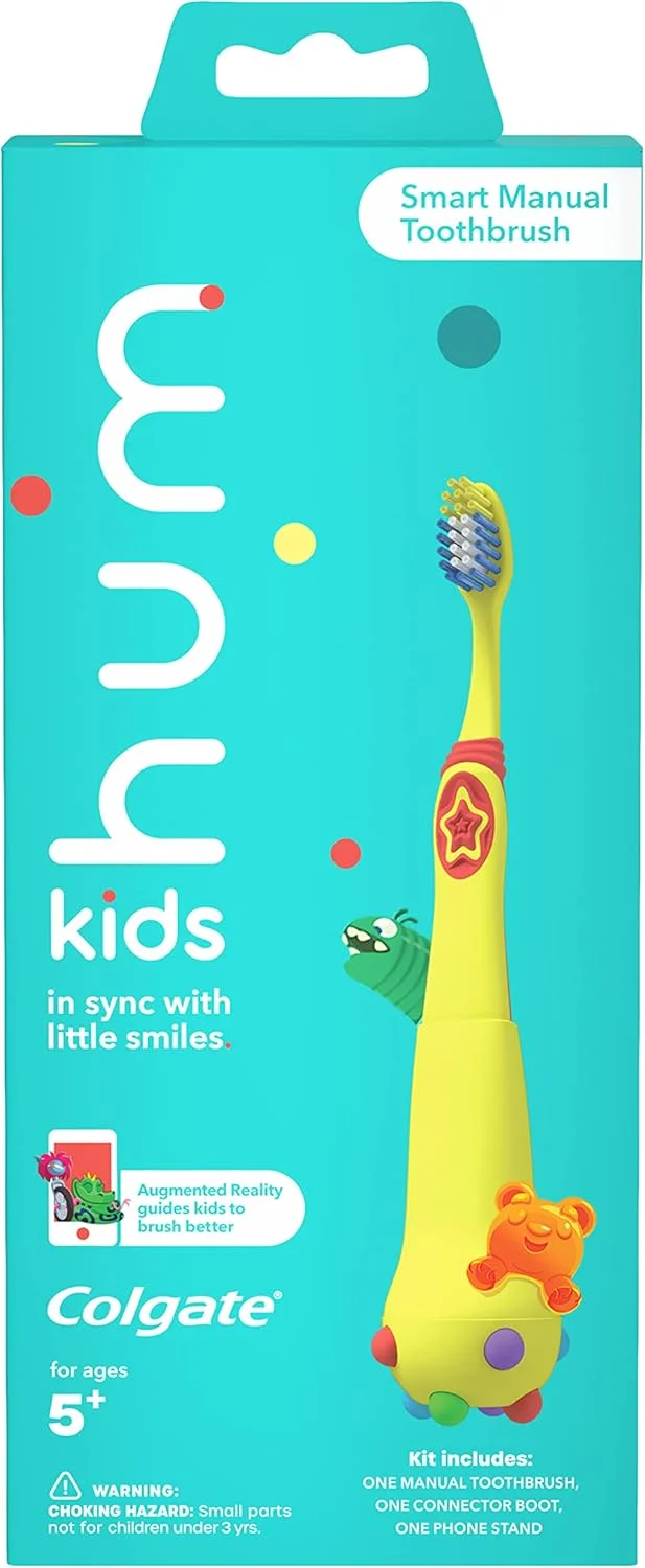 مسواک دستی هوشمند کودکانه Hum Kids از Colgate، زرد، 1 عدد مسواک دستی هوشمند کودکانه Hum Kids از Colgate، زرد، 1 عدد