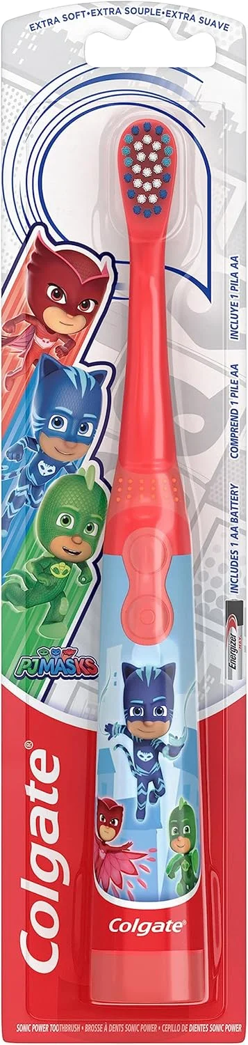 مسواک برقی کودک کلگیت، ماسک های پی جی، برس های خیلی نرم، 1 عدد، طرح ها ممکن است متفاوت باشند مسواک برقی کودک کلگیت، ماسک های پی جی، برس های خیلی نرم، 1 عدد، طرح ها ممکن است متفاوت باشند