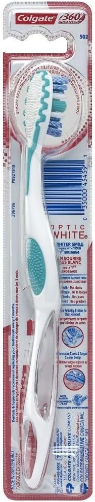 مسواک کلگیت 360 درجه اپتیک وایت پیشرفته، نرم