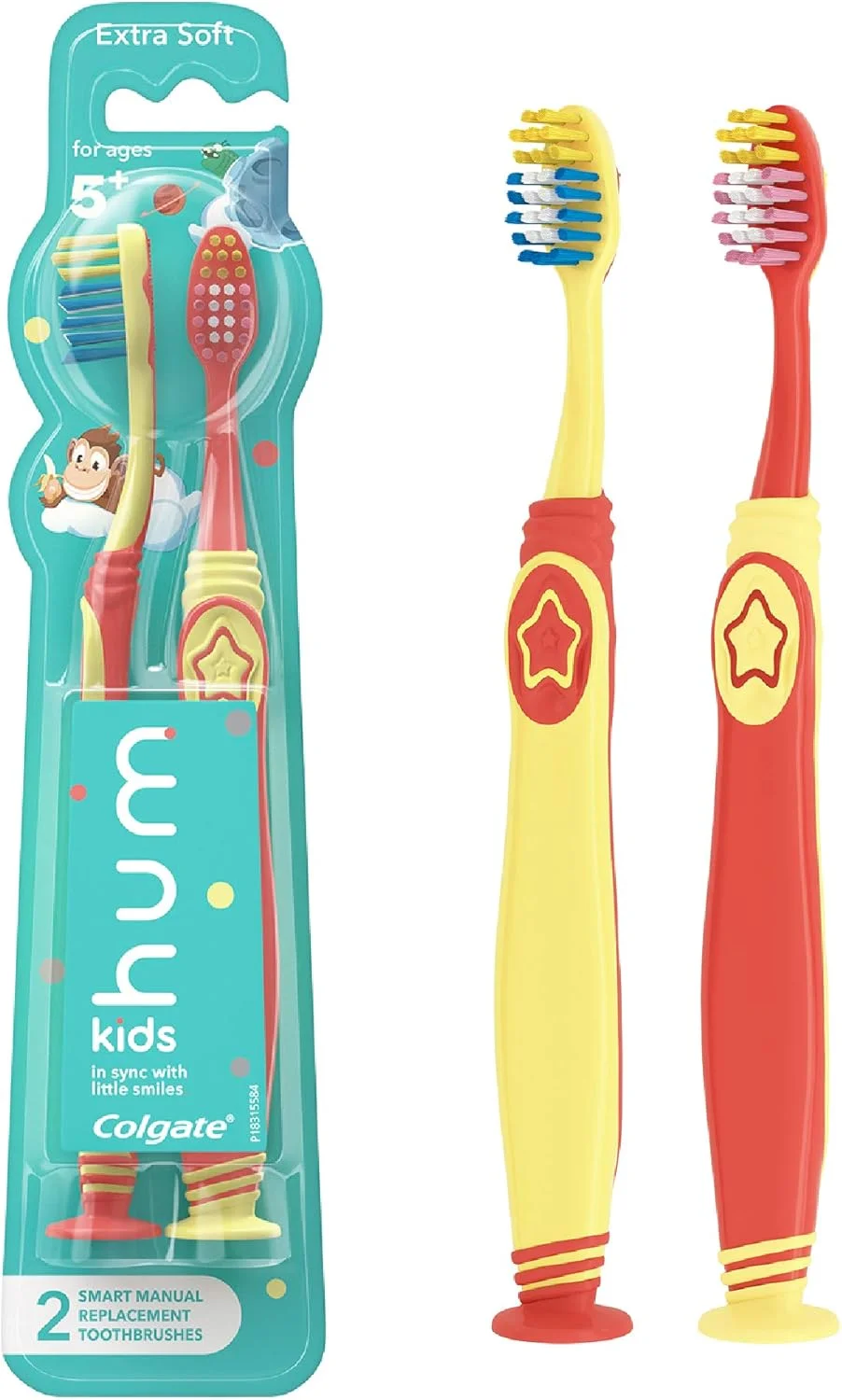 بسته دو عددی سری مسواک دستی هوشمند کودک کلگیت هام، زرد و مرجانی بسته دو عددی سری مسواک دستی هوشمند کودک کلگیت هام، زرد و مرجانی