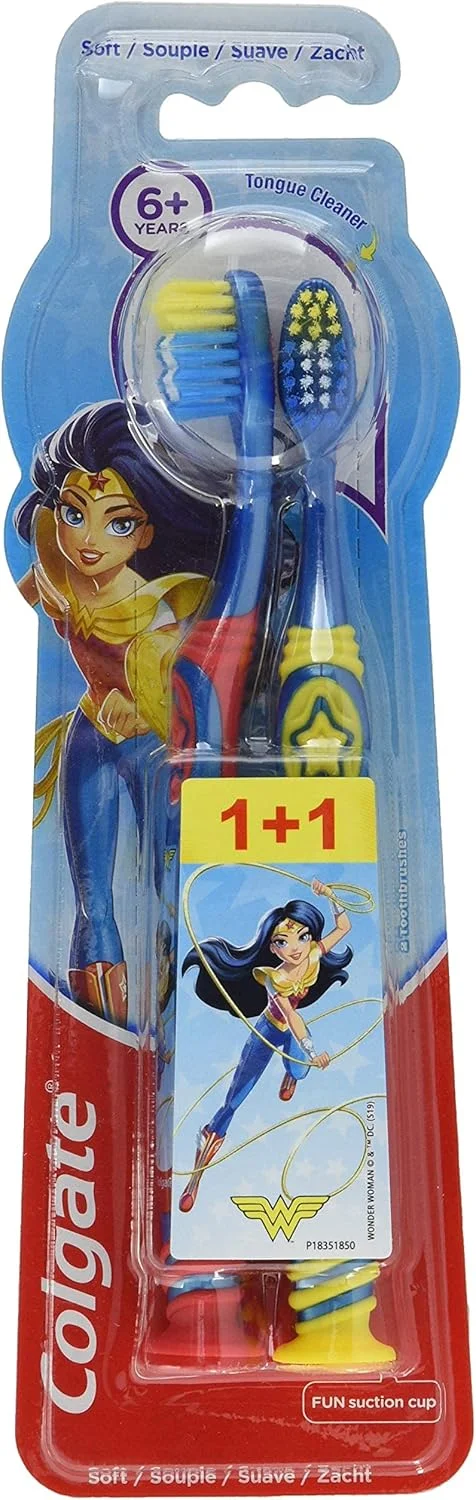 مسواک کودک کلگیت مناسب برای کودکان بالای 6 سال (2 عدد)، مدل های متنوع مسواک کودک کلگیت مناسب برای کودکان بالای 6 سال (2 عدد)، مدل های متنوع