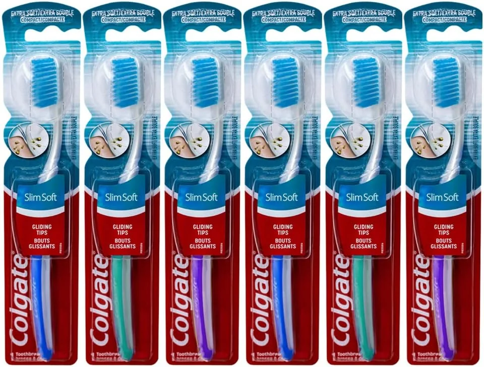 مسواک نرم کلگیت، بسته 6 عددی مسواک نرم کلگیت، بسته 6 عددی