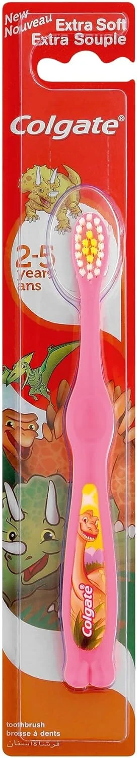 مسواک کودکانه کلگیت با برس خیلی نرم طرح خرگوش مناسب ۲ تا ۵ سال