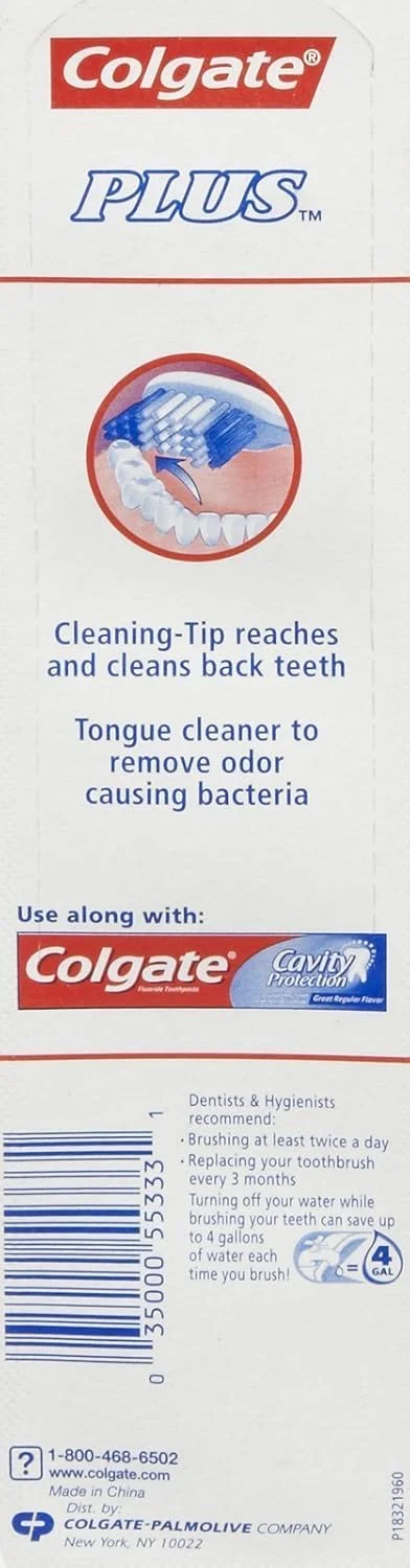 مسواک کلگیت پلاس، سر کامل، نرم - 2 عدد - 2 بسته