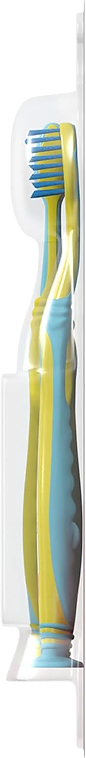 مسواک خیلی نرم کودک کلگیت، مینیون ها، با پایه مکنده، بسته 2 عددی مسواک خیلی نرم کودک کلگیت، مینیون ها، با پایه مکنده، بسته 2 عددی