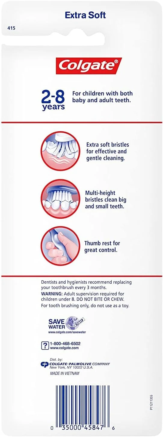 مسواک خیلی نرم کودک کلگیت، مدل Ocean Explorer - بسته 4 عددی مسواک خیلی نرم کودک کلگیت، مدل Ocean Explorer - بسته 4 عددی