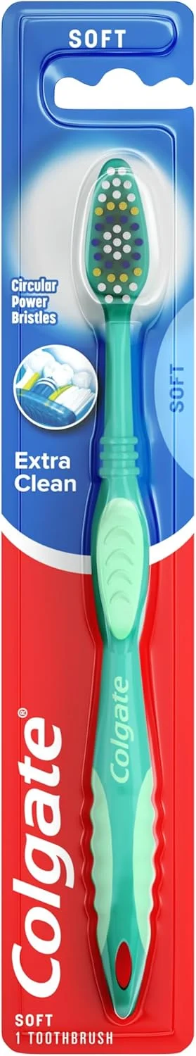 مسواک نرم کلگیت اکسترا کلین، مسواک نرم، مسواک عمده، مسواک مسافرتی، (بسته 72 عددی) (شماره مدل: 155676)