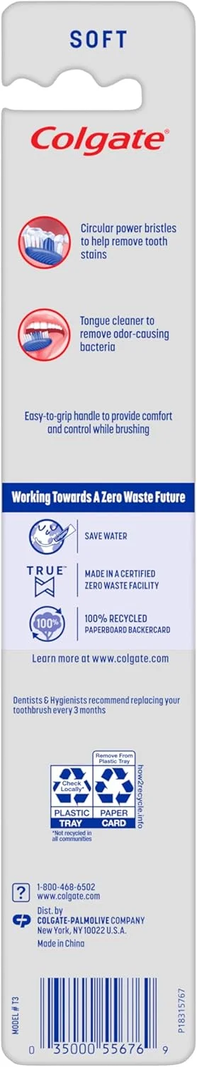 مسواک نرم کلگیت اکسترا کلین، مسواک نرم، مسواک عمده، مسواک مسافرتی، (بسته 72 عددی) (شماره مدل: 155676)