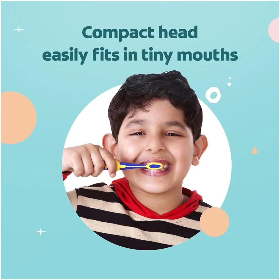 مسواک کودکانه کلگیت بتمن برای 5+ سال، بسته 3 عددی، برس های خیلی نرم با تمیز کننده زبان مسواک کودکانه کلگیت بتمن برای 5+ سال، بسته 3 عددی، برس های خیلی نرم با تمیز کننده زبان