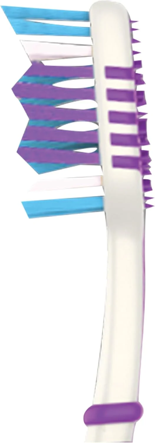 کُلگیت - مسواک نرم زیگزاگ، بسته 3 عددی، تمیز کننده کامل بین دندان ها کُلگیت - مسواک نرم زیگزاگ، بسته 3 عددی، تمیز کننده کامل بین دندان ها