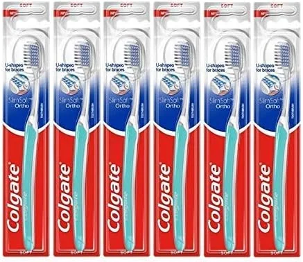 مسواک نرم کلگیت اسلیم سافت ارتودنسی، سر کوچک - بسته 6 عددی مسواک نرم کلگیت اسلیم سافت ارتودنسی، سر کوچک - بسته 6 عددی
