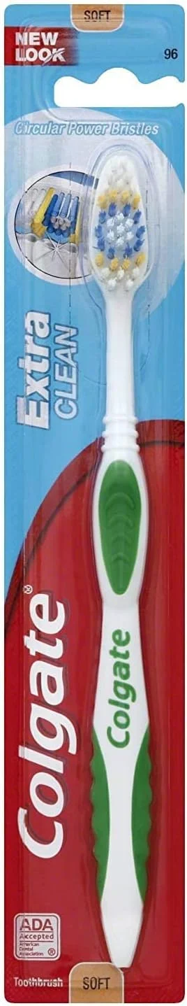 مسواک نرم کلگیت اکسترا کلین با برس های دایره ای (بسته 2 عددی) مسواک نرم کلگیت اکسترا کلین با برس های دایره ای (بسته 2 عددی)