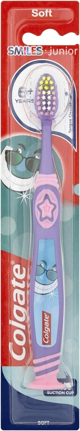 مسواک نرم کودک کلگیت لبخند، مناسب برای 6 سال به بالا مسواک نرم کودک کلگیت لبخند، مناسب برای 6 سال به بالا