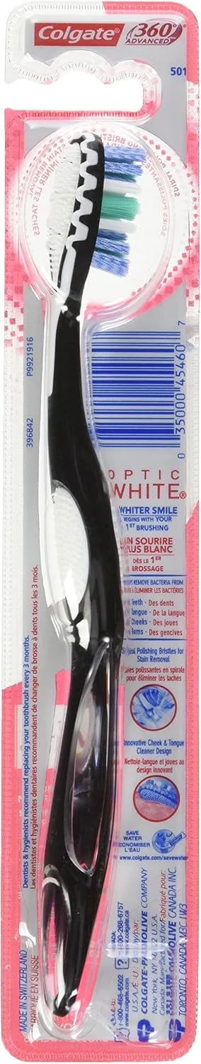 مسواک کلگیت 360 اپتیک وایت، متوسط، 1 عدد مسواک کلگیت 360 اپتیک وایت، متوسط، 1 عدد